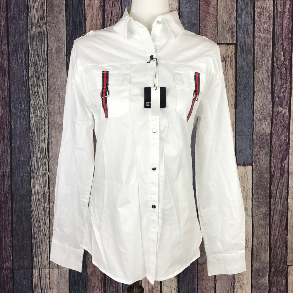 New With Tag Riflessi Collection Button Down 2X